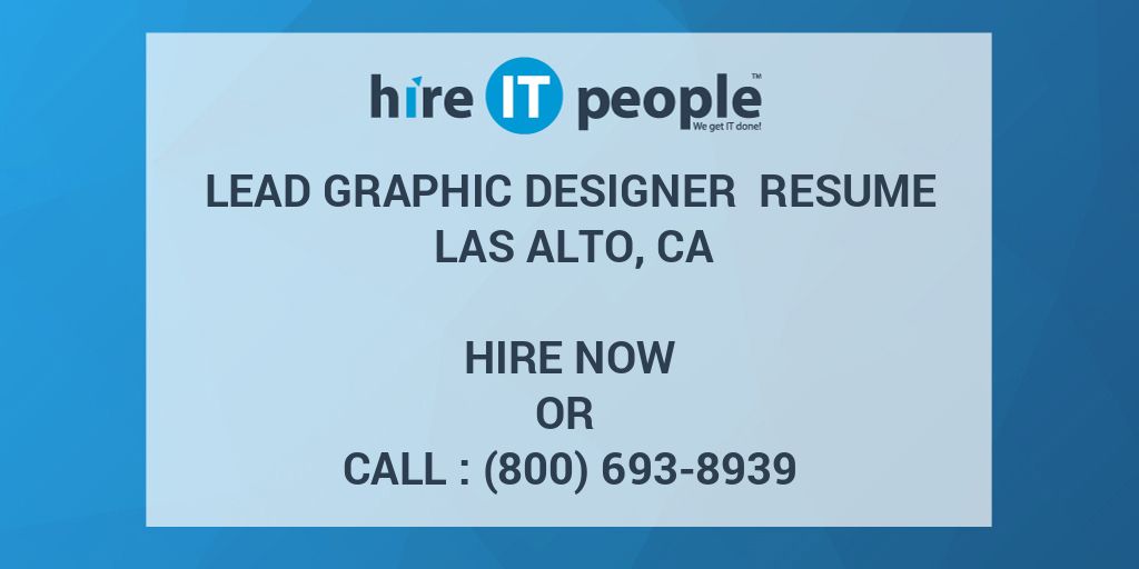 Lead Graphic Designer