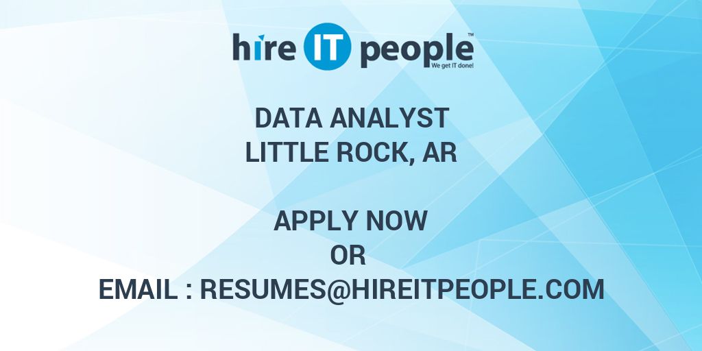 Data Analyst - Hire IT People - We get IT done