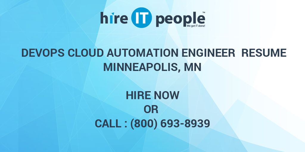 DevOps Cloud Automation Engineer Resume Minneapolis, MN Sns-Brigh10