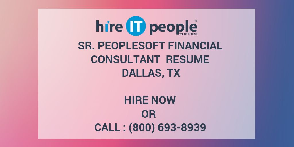 peoplesoft financial software