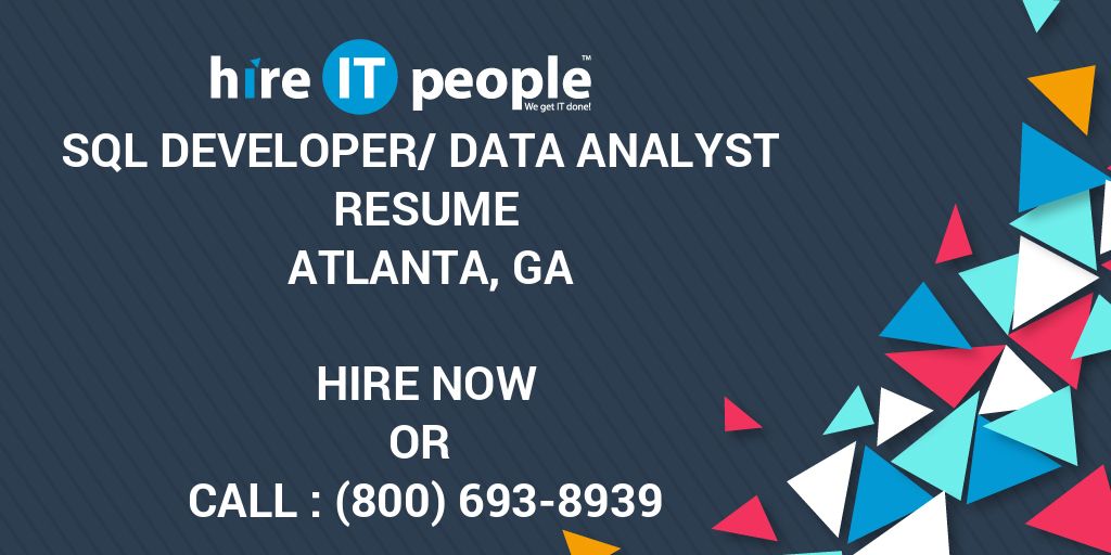 Sql Developer Jobs In Atlanta