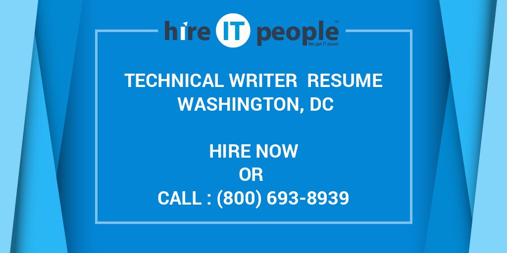 resume writer washington dc