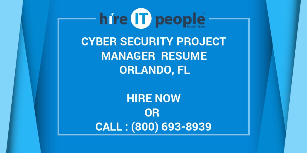 Cyber Security Project Manager Job Description