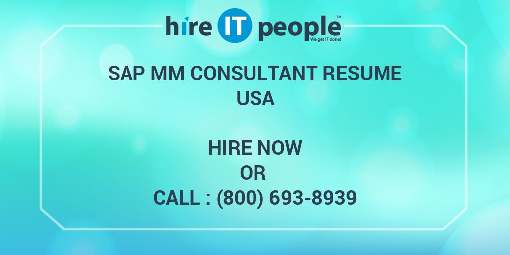 sap-mm-consultant-resume-hire-it-people-we-get-it-done