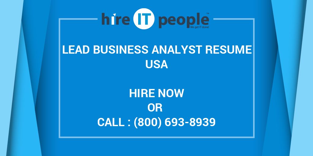 lead-business-functional-analyst-resume-hire-it-people-we-get-it-done