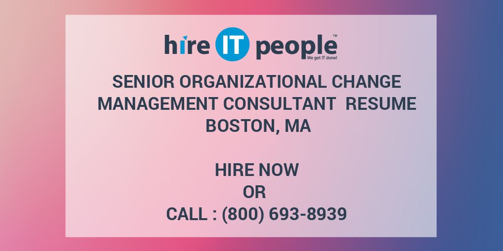 Senior Organizational Change Manager Salary