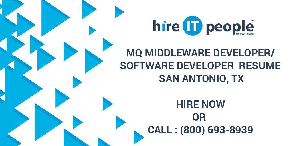 Software developer jobs in san antonio tx