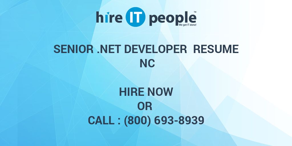 senior-net-developer-resume-nc-hire-it-people-we-get-it-done