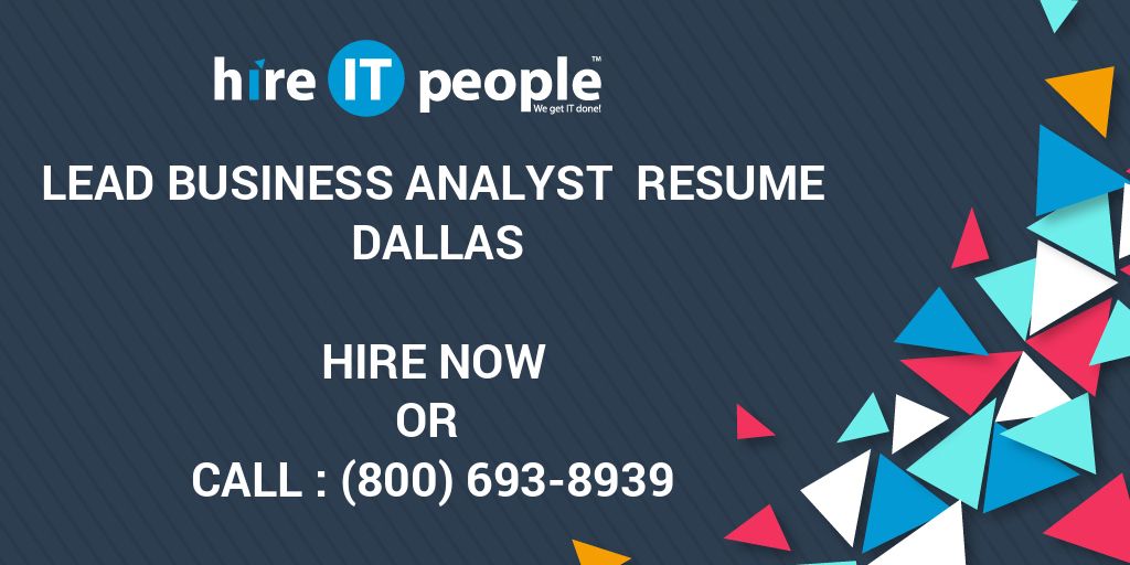 lead-business-analyst-resume-dallas-hire-it-people-we-get-it-done