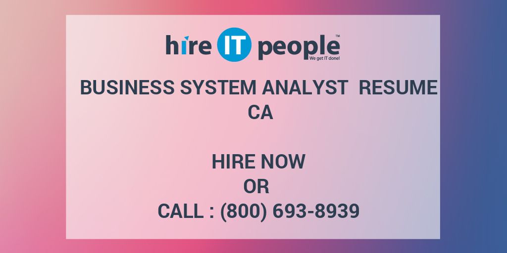 general system designer and analyst