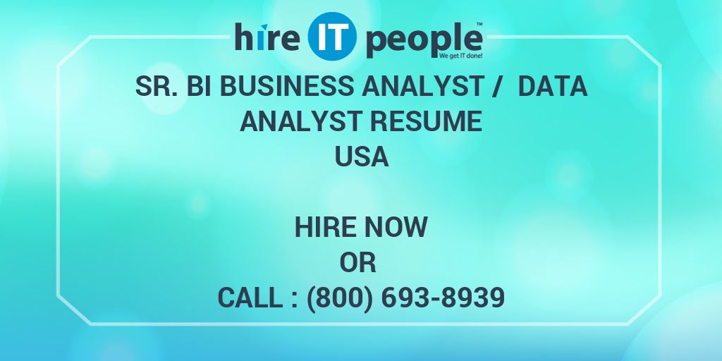 Business Analyst With Insurance Domain Job Description