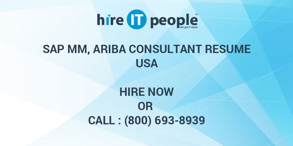 sap-mm-ariba-consultant-resume-hire-it-people-we-get-it-done