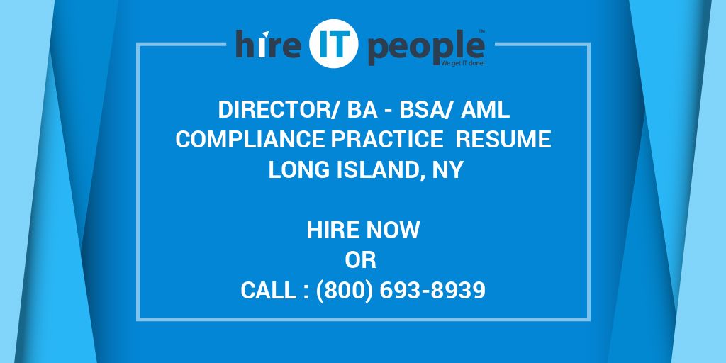 director-ba-bsa-aml-compliance-practice-resume-long-island-ny-hire