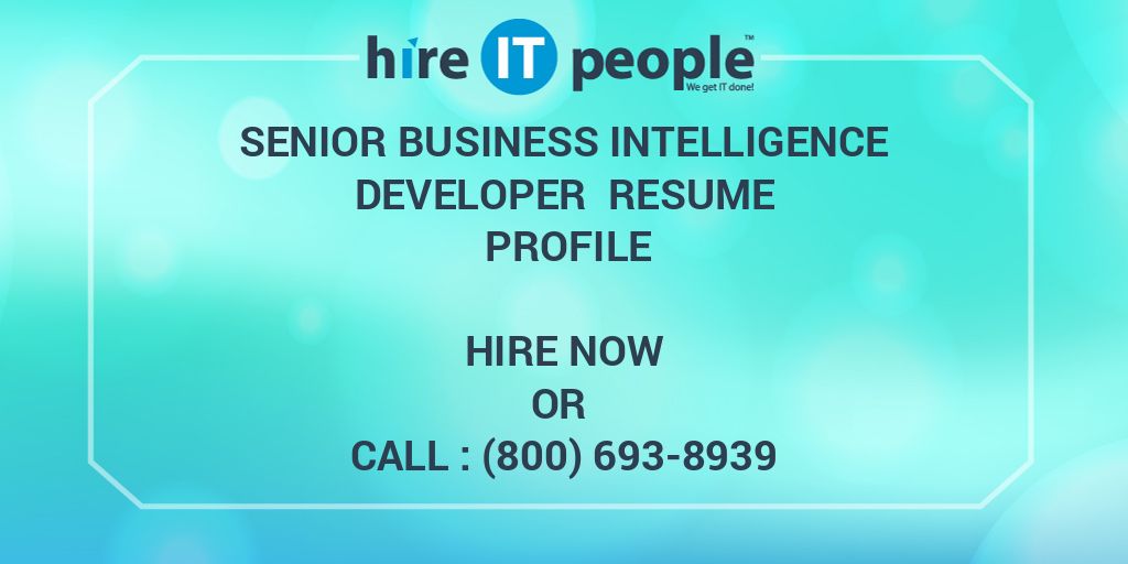 senior-business-intelligence-developer-jobs-in-the-south-west-skill