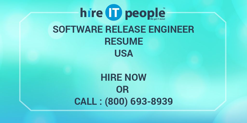 Software Release Engineer Jobs