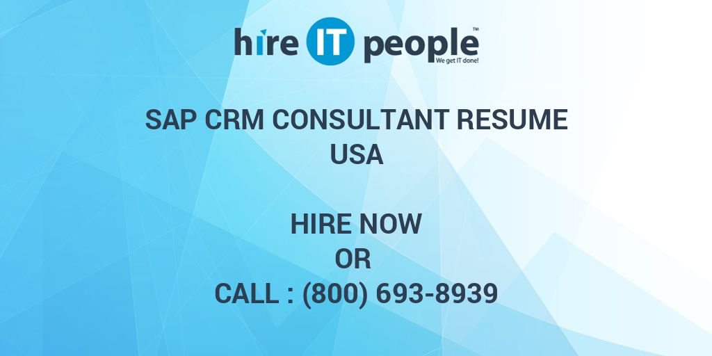 Sap Crm Consultant Jobs In Australia