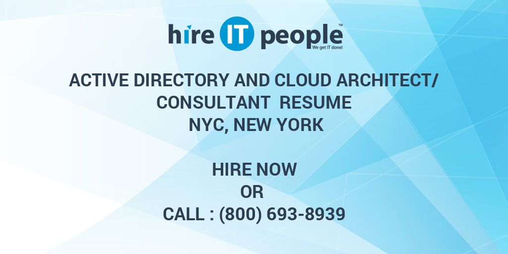 active-directory-and-cloud-architect-consultant-resume-nyc-new-york