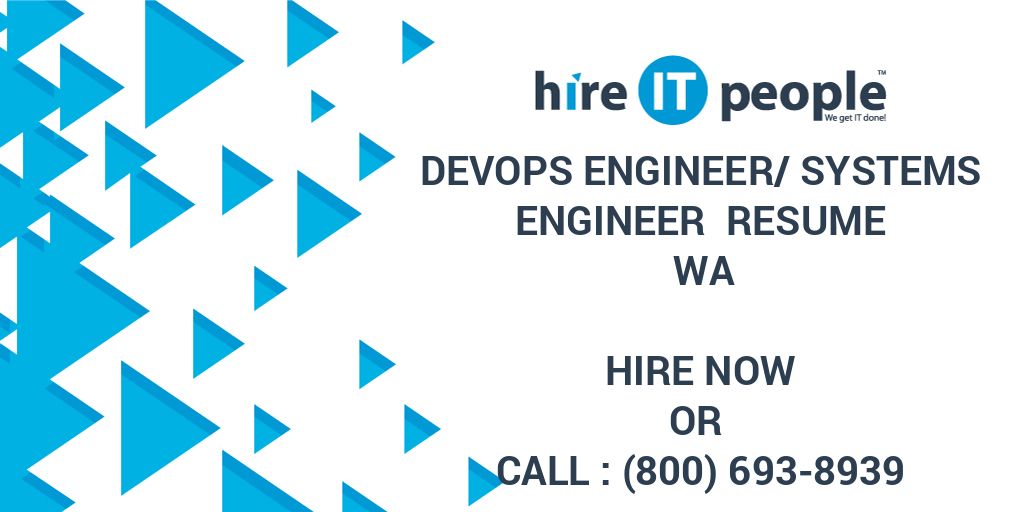 devops-engineer-systems-engineer-resume-wa-hire-it-people-we-get-it-done