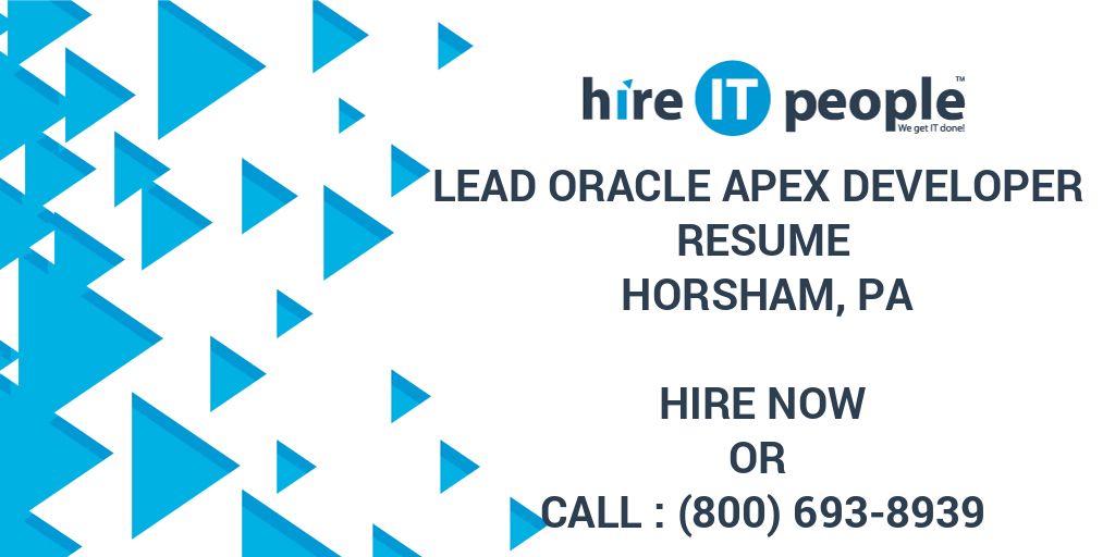 lead-oracle-apex-developer-resume-horsham-pa-hire-it-people-we-get