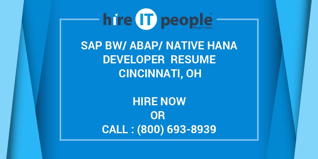 sap-bw-abap-native-hana-developer-resume-cincinnati-oh-hire-it