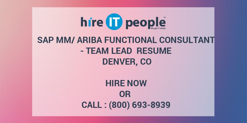 sap-mm-ariba-functional-consultant-team-lead-resume-denver-co-hire