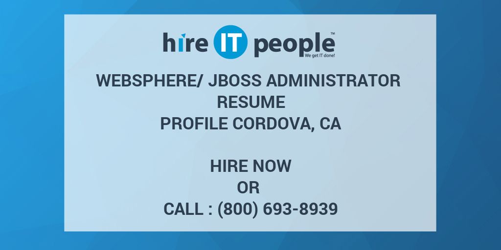 Jboss Administrator Jobs