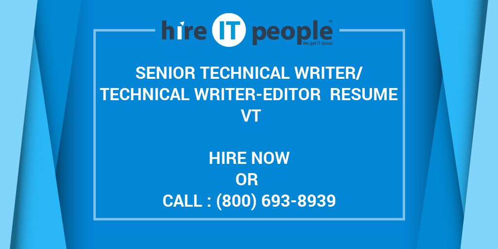 technical writer resume