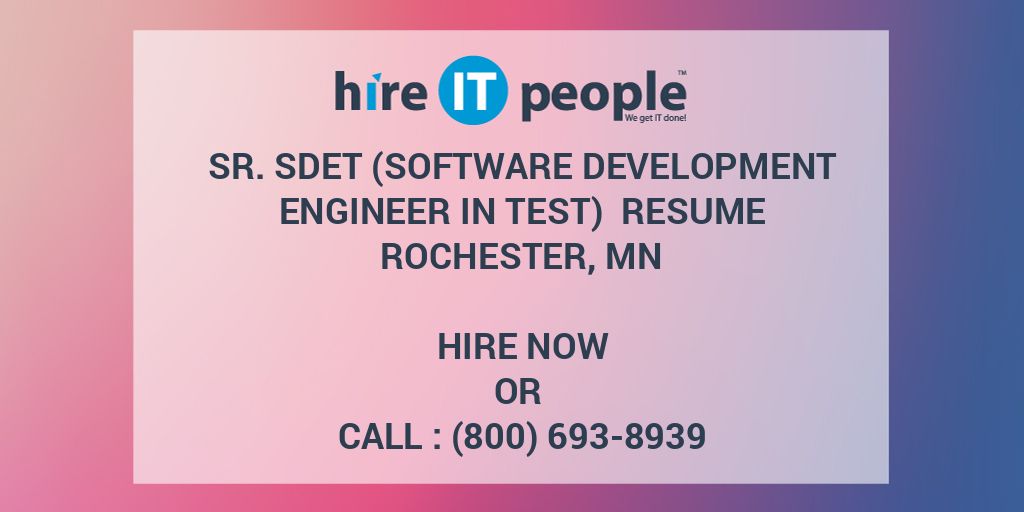 sr-sdet-software-development-engineer-in-test-resume-rochester-mn